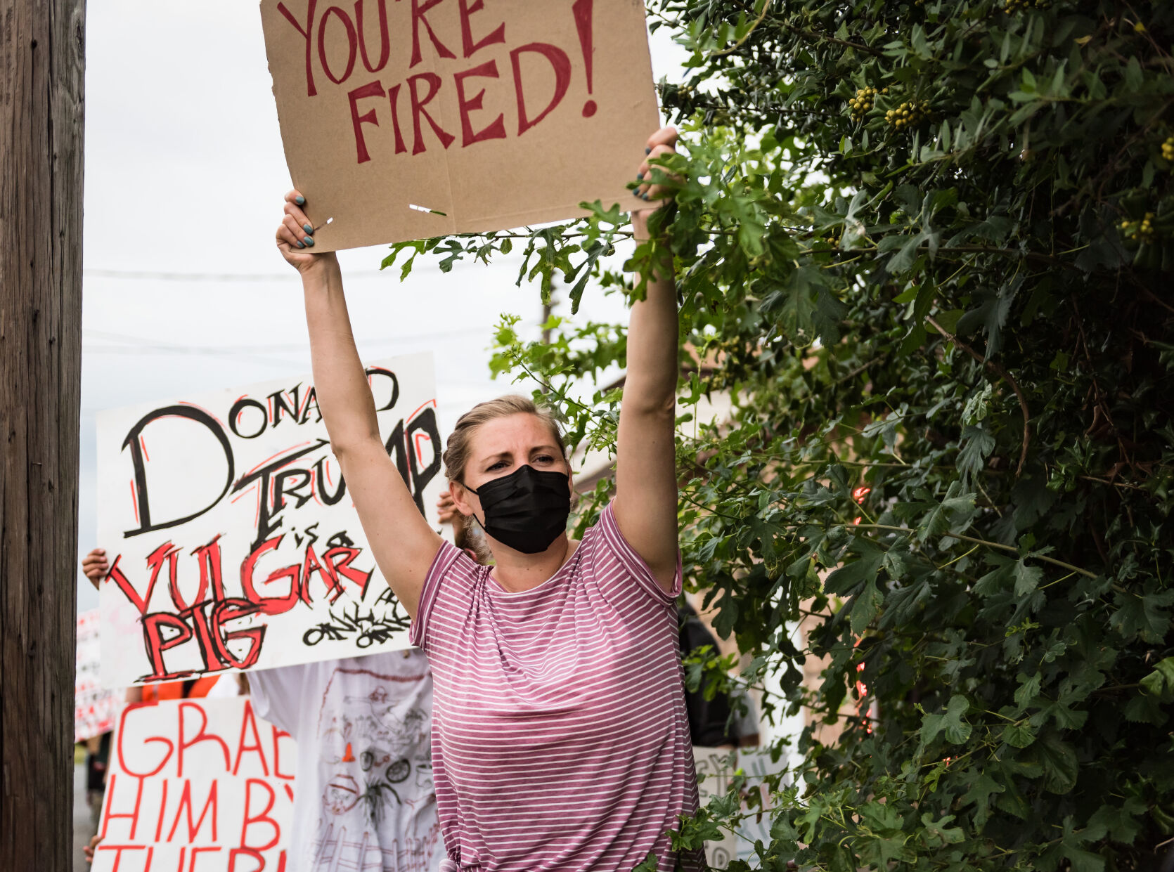 Protest Against Trump Rally
